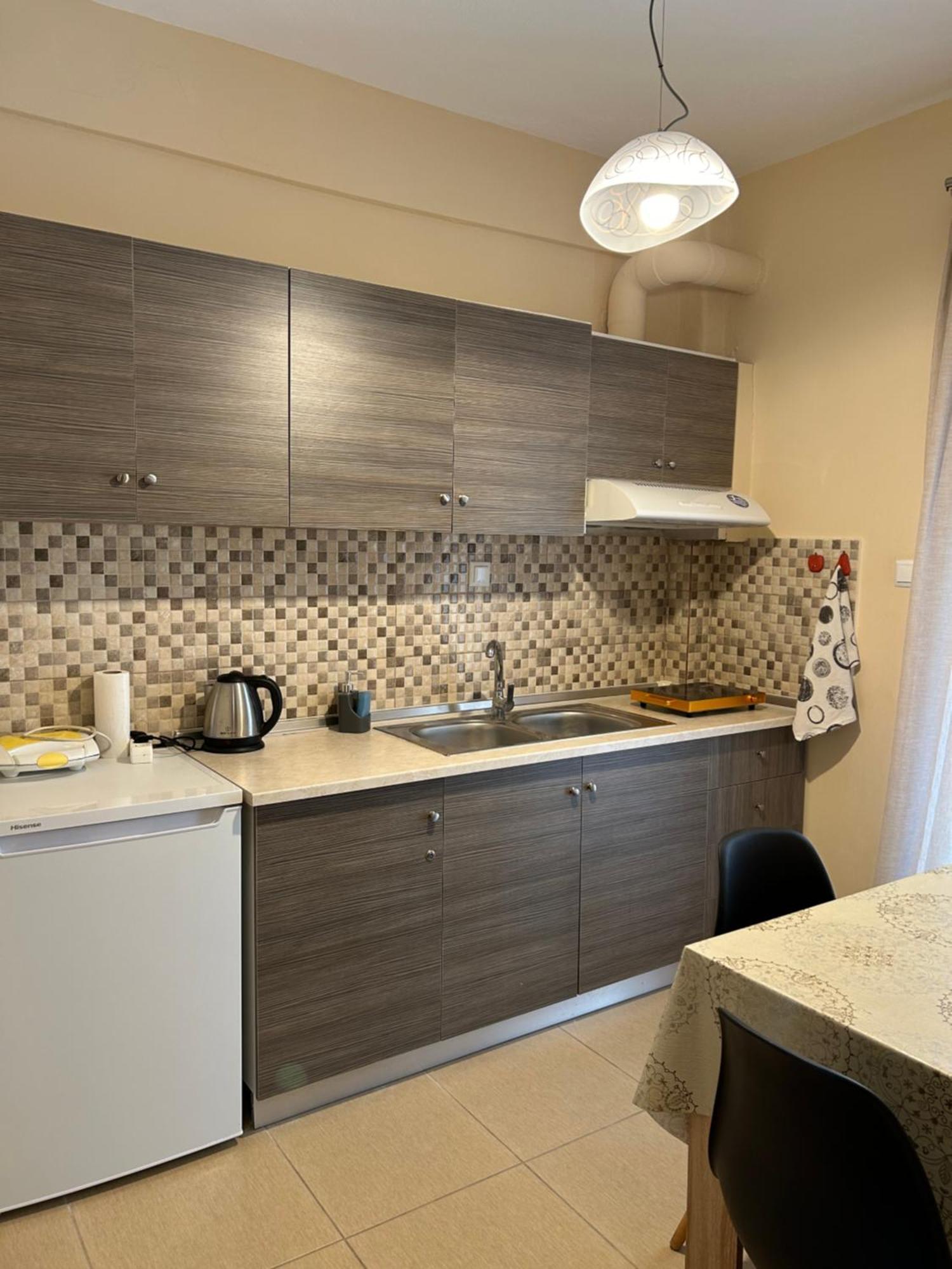 E & F Sea View Flat Apartment เนอาเปรามอส ภายนอก รูปภาพ