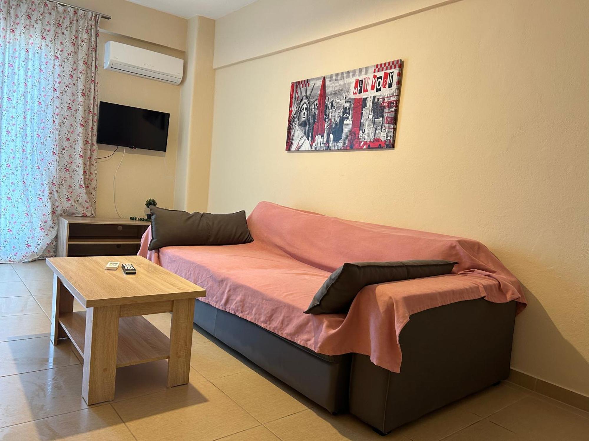 E & F Sea View Flat Apartment เนอาเปรามอส ภายนอก รูปภาพ